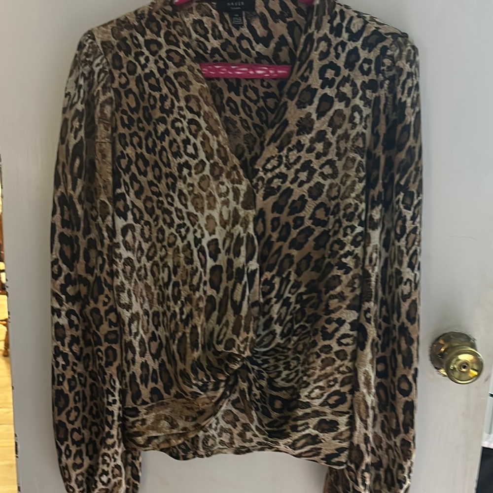Leopard Print Women's Top